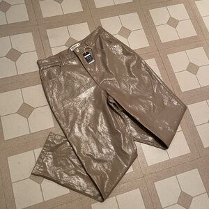 NEW! Abercrombie 90s Look Glossy Retro Style Jean Pants Ultra High Rise